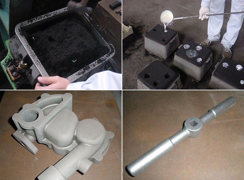 小型アルミ鋳物